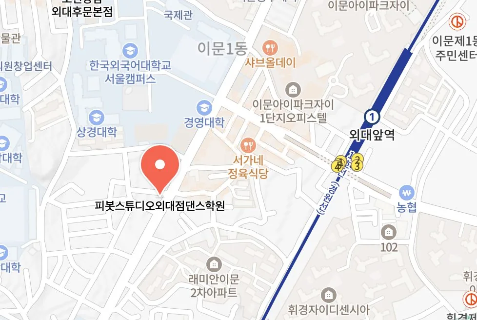 PIVOT410 외대점 지도